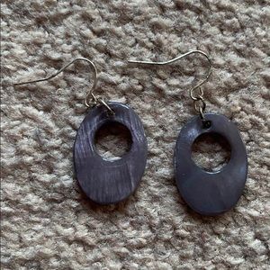 Grey earrings